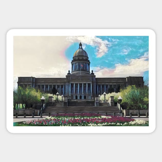 KY Capitol Idea Sticker by exentric-wren